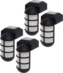 This style is available in black, white, copper plating and stainless steel solar post cap lights are the latest in outdoor home decor, and these winter designs with the look of stained glass are simply lovely. Greenlighting 4 Pack Marina Solar Post Cap Lights Metal Side Mount Dock Light For 4x4 Wood Posts Walmart Com Walmart Com