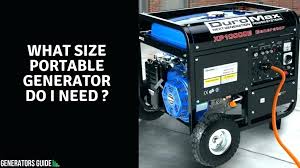 Portable Generator Wattage Chart Inetgratis Co