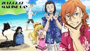 Port Mafia At The Beach Atsushi And A Drowning Dazai Stray Dogs Anime Bungou Stray Dogs Bungo Stray Dogs