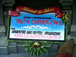 Minggu, 15 april 2018 waktu : Ucapan Selamat Atas Grand Launching Youthcornercafe Info Event Bali