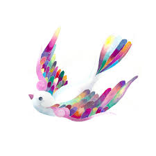 Flying Bird Of Paradise Drawing Birds Of A Feather Flock Together Birds Painting Birds Flying Bird Drawings