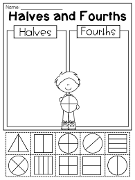 First Grade Fractions And Partitioning Worksheets Distance Learning 1st Grade Math Worksheets Fractions Worksheets 1st Grade Math