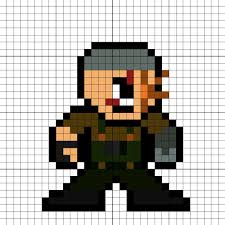 Cable Deadpool 2 Perler Bead Pattern Pixel Art Perler Bead Patterns Perler Beads