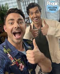 Jonathan Bennett Shares Photos from Hallmark's LGBTQ Christmas Movie