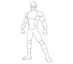 Spiderman, spiderman, does whatever a spider can goes the classic theme song. How To Draw Spiderman Easy Drawing Guides