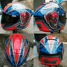 Shoei X12 Hannya Mask