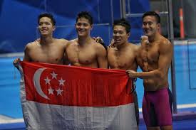 This article includes the world record progression for the 4×50 metres freestyle relay and it shows the chronological history of world record times in that competitive short course swimming event. Asian Games Swimmers Claim First Medal For Team Singapore A Bronze In Men S 4x200m Freestyle Relay Sport News Top Stories The Straits Times