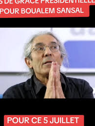 Emprisonné en Algérie, l’écrivain Franco-algérien Boualem Sansal n'a pas  bénéficié de la grâce du président algérien a l'occasion des fêtes du le 05  juillet, date de l'indépendance de l'Algérie. ...