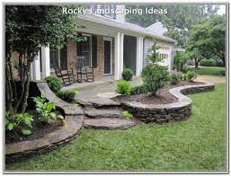 The tiny front porch and narrow, steep stairs are gone. How To Improve Your Landscaping Landscaping Lovers Large Yard Landscaping Porch Landscaping Front Yard Landscaping Design