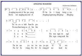 Not Angka Lagu Bugis Indo Logo