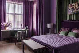 Bedroom design ideas purple color. 75 Beautiful Purple Bedroom Pictures Ideas August 2021 Houzz