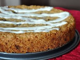 Iced Oatmeal Raisin Cookie Pie Recipe Cookie Pie Oatmeal Raisin Cookies Raisin Cookies