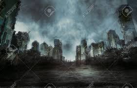 Windsor, canada is also destroyed by the detroit ufo, and juarez and el paso were both spared in the 4th wave. Rain In The Destroyed City Stock Photo Picture And Royalty Free Image Image 92174978