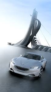 Silver Concept Car Peugeot Sr Peugeot Concept Cars Futuristic Cars