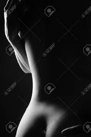 Nude Black And White Abstract Form And Shape Of Two Woman's Embraces  Together Stock Photo, Picture And Royalty Free Image. Image 44297473.