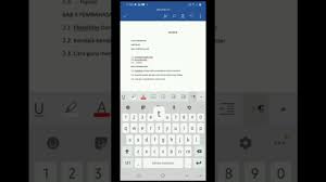 Cara Membuat Daftar Isi Dari Apk Ms Word Di Hp Android Youtube