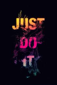 Nike Just Do It Iphone Background And Wallpaper Kertas Dinding Karya Seni Fantasi Desain Pamflet