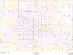Learn about zip codes and find out why zip codes were created. Amazon Com Oklahoma City Oklahoma Zip Codes 48 X 36 Laminated Wall Map Office Products