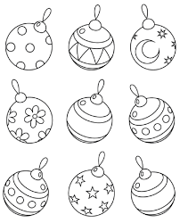 Bolas De Navidad Para Colorear Pequeñas
