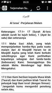 Cinta quran dan sunnah 6 years ago. Surah Al Isra Terjemahan Fur Android Apk Herunterladen