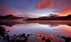 Sparks Lake Sunrise Or Oregon Landscape Beautiful Landscapes Sunrise Lake