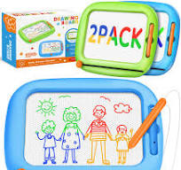 Amazon.com: 2 Pack Magnetic Drawing Board, Toddlers Toys ...