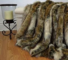 He will not buy them noted. Brown Wolf Faux Fur Faux Fur Throw Blanket Fur Bedding Blanket Throw Bedding Home Living