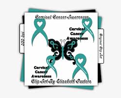 Every cancer ribbon color & free downloadable images. Cervical Cancer Awareness Clip Art Cervical Cancer Awareness Ribbon Png Image Transparent Png Free Download On Seekpng
