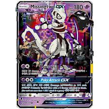Purple pokemon with horns : Art Collectibles Artist Trading Cards Missingno Holo Pokemon Card Custom