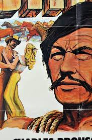 Rare Original 1973 Spaghetti Western Movie Poster Chino Aka Valdez, Il  Mezzosangue Large Poster Charles Bronson Jill Ireland Marcel Bozzuffi