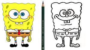 Gambar 15 gambar sketsa spongebob mudah ditiru mania mewarnai via rebanas.com. Cara Menggambar Spongebob Untuk Pemula Youtube