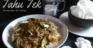Tahu Tek Food Tofu Omelette Tofu