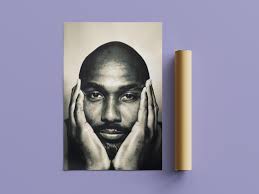 Karl Malone Plakat NBA: Legenda Utah Jazz, wydruk artystyczny koszykówki