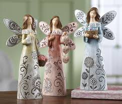 Vintage Friedel Germany Lot Of 3 Angel Figurines With Musical Instruments Band Ebay Pottery Angels Clay Angel Ceramic Angels