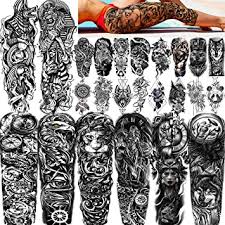 Share your experience and become verified! Amazon Com Fanrui 24 Sheets Cool Super Large Full Arm Temporary Tattoo Sleeve For Men With 8 Sheets Full Sleeve Temporary Tattoos For Women Thigh 16 Sheets Large Flower Eagle Compass Adults