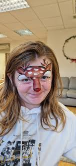 Feather Face Painting