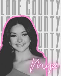 🌸Introducing Miss Lane County, Mya Cash!🌸 Mya is 24 years old and from  Eugene, Oregon. Her CSI is Leaps for Lupus and she will perform a dance for  her talent! Be sure
