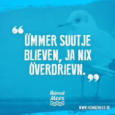 Ummer Suutje Blieven Ja Nix Overdrievn Ein Plattdeutsch Klassiker Mee H R Ausm Norden Plattdeutsch Spruch Plattdeutsch Weisheiten Leben