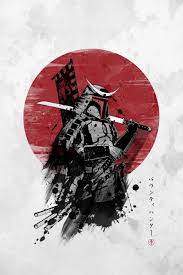 Плакат, Картина Mandalorian samurai | Дарки, Cтоки | Posters.bg