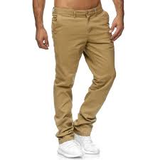 Coupe straight, regular ou relax, choisissez parmi une large gamme de couleurs et modèles. Pantalon Chino Pour Homme Pantalon En Jean En Tissu Coton Coupe Reguliere Beige 36 Us Beige Cdiscount Pret A Porter