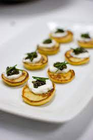 Awesome diy christmas wall decorations pictures. Blini Caviar Party Snack Food Appetizer Bites Food