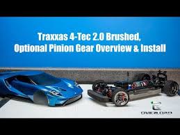 traxxas 4 tec 2 0 brushed optional pinion gear overview