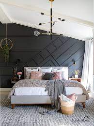 An easy way to set the tone and mood for your master bedroom is by adding this stunning zodiac constellation wall decal features individual adhesives that can be applied to an accent wall in the room you're updating. A Mid Century Modern Master Bedroom Reveal Mid Century Modern Master Bedroom Modern Master Bedroom Home Decor Bedroom