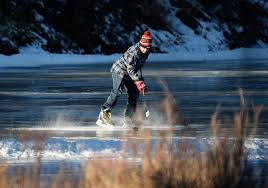 Hockey on outdoor ice rinks at evergreen lake. Evergreen Lake Opens For Ice Skating The Denver Post