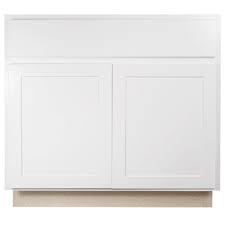 Minimal white kitchens are perfect for small spaces. Base 36 Georgetown White Shaker Kitchen Cabinet Seconds And Surplus