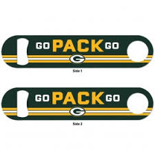 The top games and seasons are highlighted and there's a 15 minute video giving a survey of the green bay packer nfl franchise and how it became owned. Green Bay Packers Metal Bottle Opener