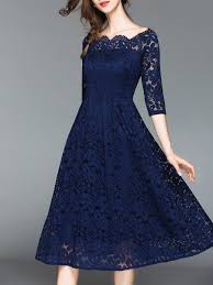 Black 3 4 Sleeve Dress Plus Size Spu Dr6d856f Process Guipure Lace Material Lace Polyester Sleeve Type 3 4 Sleeve Tag Plus S Blue Dress Outfits Dress Neck Designs Black Dress With Sleeves