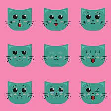 Cute Cat Icon Collection Cute Illustration Icon Png And Vector With Transparent Background For Free Download Cat Icon Icon Collection Cartoon Styles