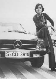 Uschi Glas 1971 1980 Mercedes 350 Sl R 107 Classic Mercedes Mercedes 350 Mercedes