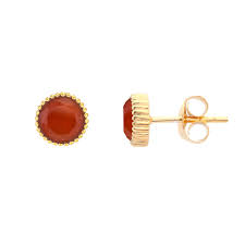 Celebrate in style with the prettiest sapphires we earn a commission for products purchased through some links in this article. Barcelona July Birthstone Stud Earrings Carnelian Auree Jewellery Wolf Badger